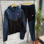 Trening Nk Tch Fleece - Navy Blue Pink logo