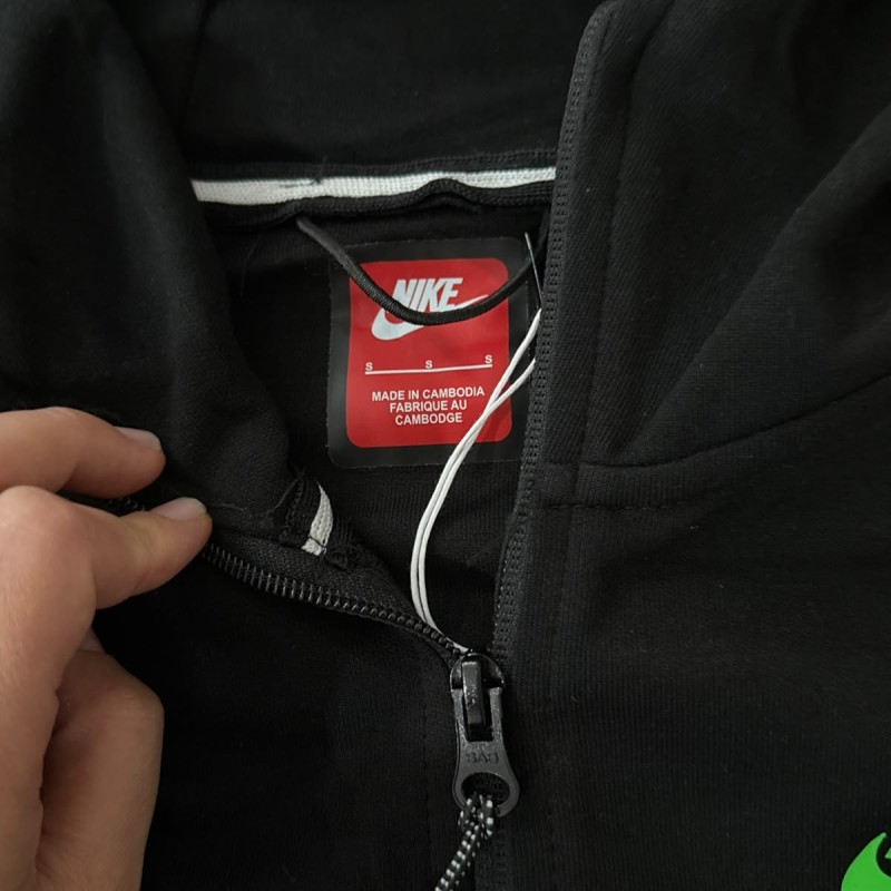 Trening Nk Tch Fleece - Black & Gray Volt