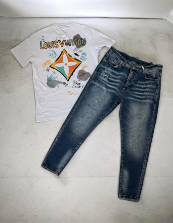Set Blugi & Tricou LV